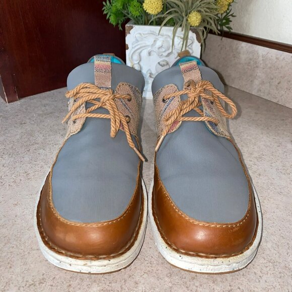 Justin Boots Womens Vista Lace Up Athletic Sneakers Casual Shoes Size 10 - Picture 9 of 11